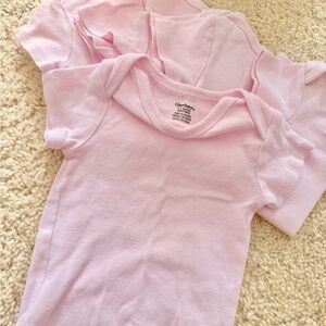 5-Pack Gerber Pink Baby Onesies